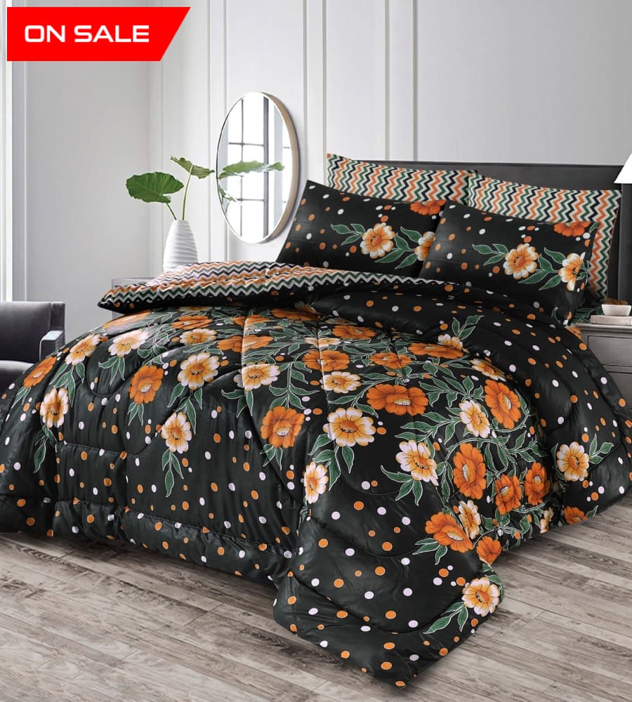 7 Pcs Summer Comforter Set Sr - 909 Quilts & Comforters