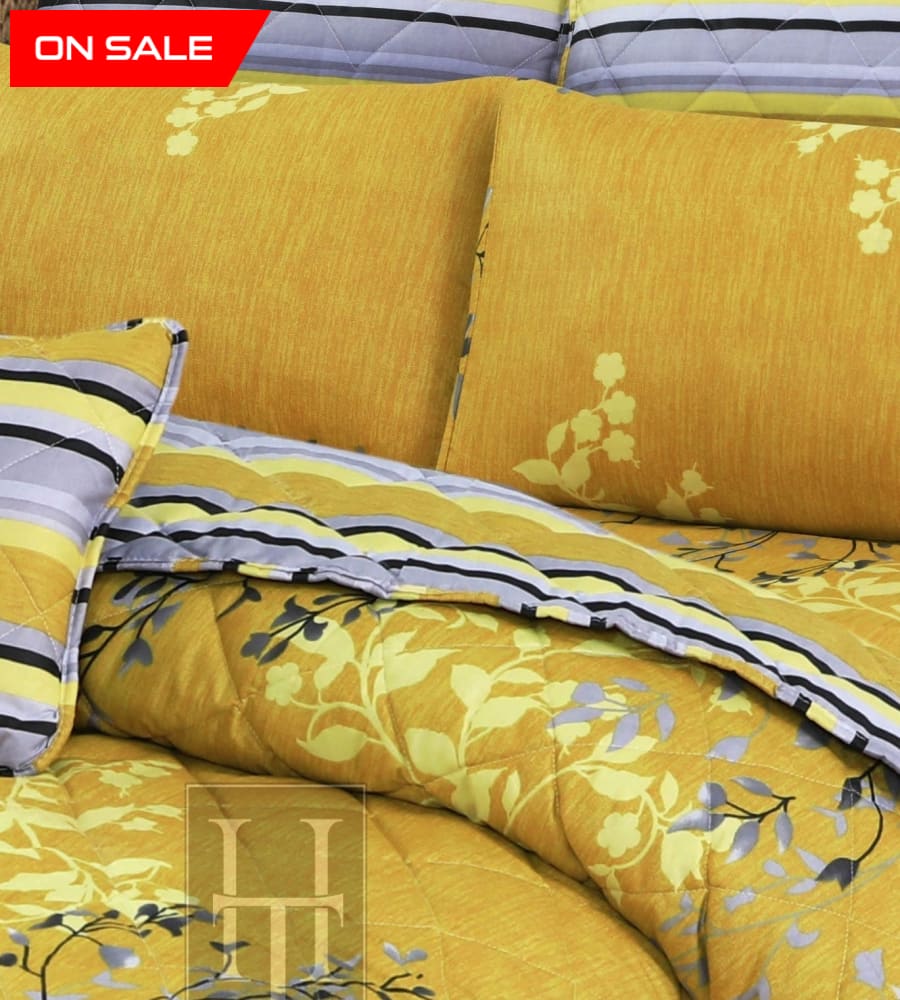 Turmeric Comforter Set 7 Pcs D-771 Quilts & Comforters