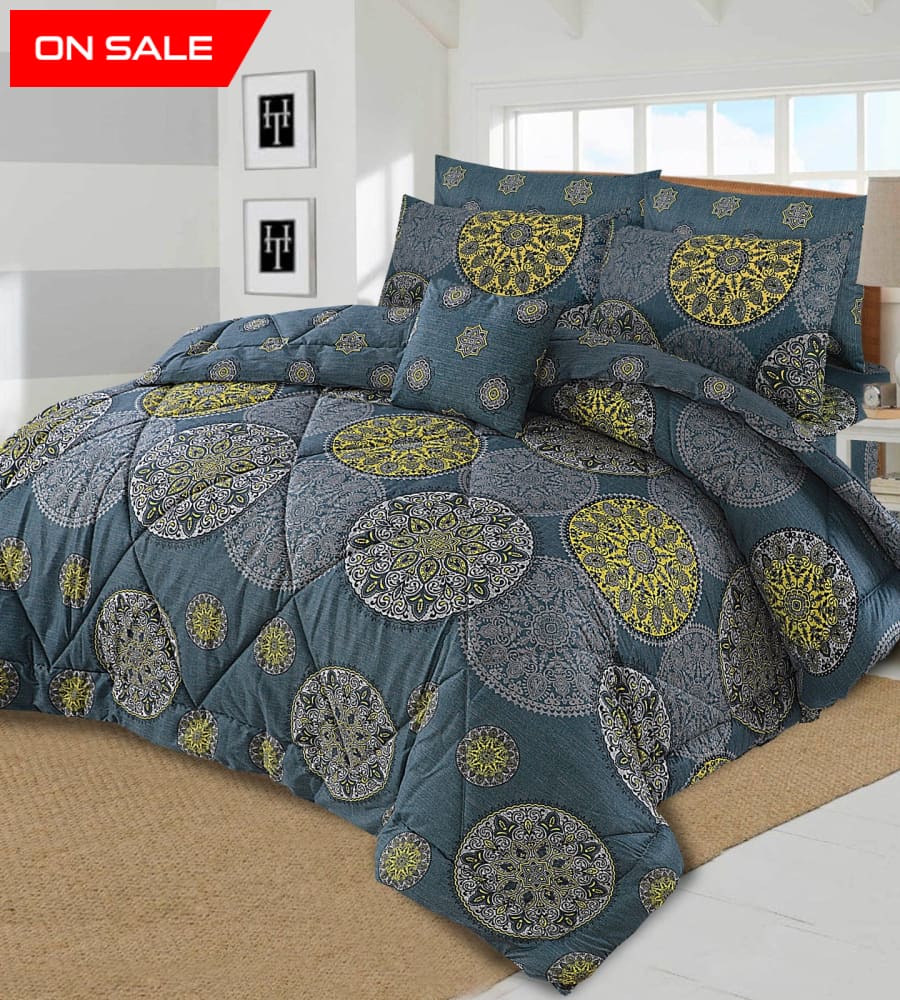 Qmaish 7Pc Summer Comforter Set Quilts & Comforters