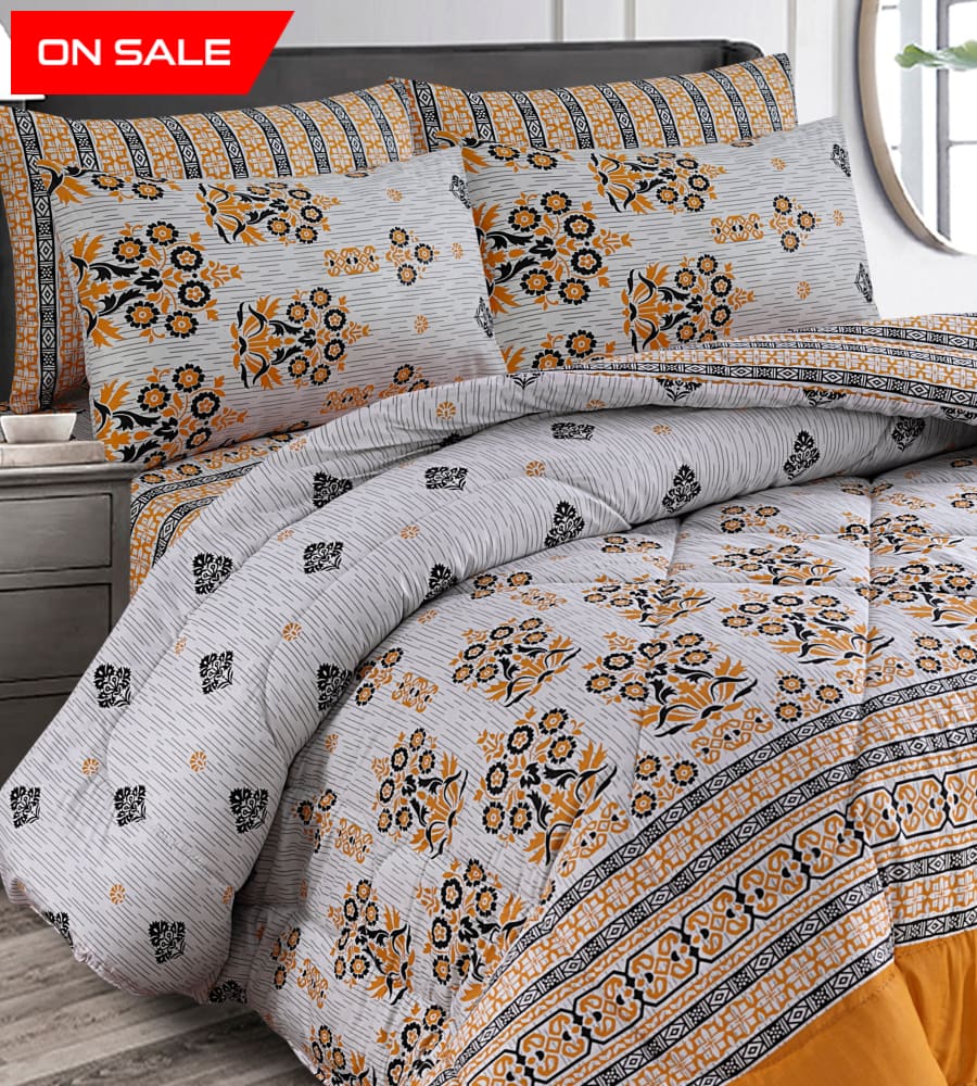 Winter Vicky Razai Set 6 Pcs Wr-2462 (Heavy Polyester Filling) Quilts & Comforters