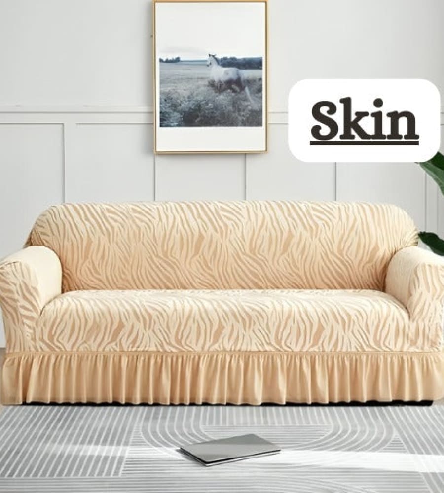 Zebra Style Velvet Sofa Cover﹙ Skin ﹚ Quilts & Comforters